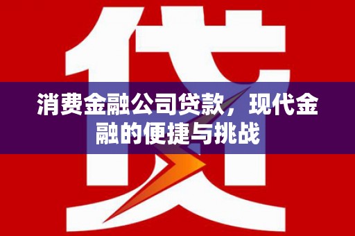 石屏消费金融公司贷款，现代金融的便捷与挑战