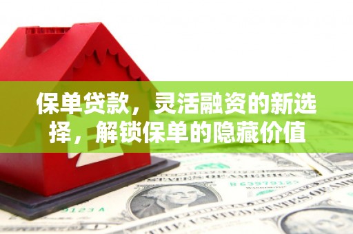 石屏保单贷款，灵活融资的新选择，解锁保单的隐藏价值