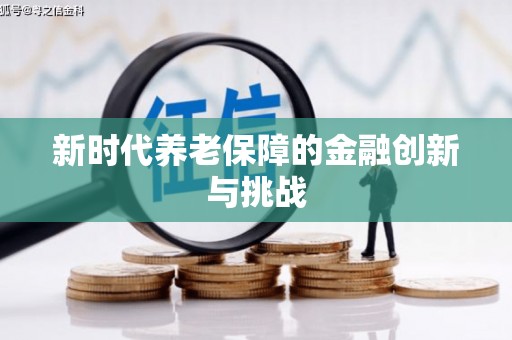 石屏新时代养老保障的金融创新与挑战