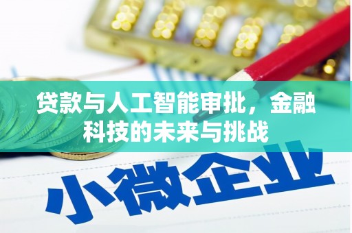 石屏贷款与人工智能审批，金融科技的未来与挑战