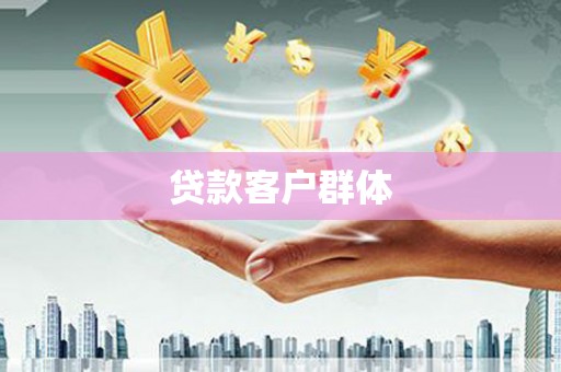 石屏贷款客户群体