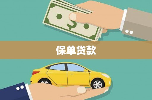 石屏保单贷款