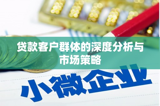 石屏贷款客户群体的深度分析与市场策略
