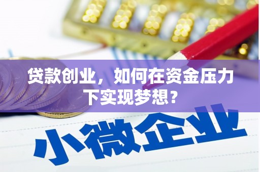 石屏贷款创业，如何在资金压力下实现梦想？