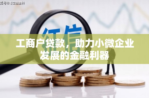 石屏工商户贷款，助力小微企业发展的金融利器