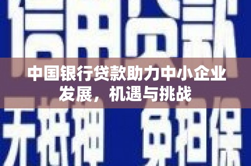 石屏中国银行贷款助力中小企业发展，机遇与挑战