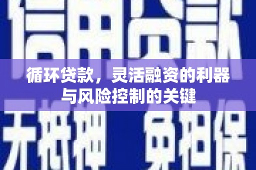 石屏循环贷款，灵活融资的利器与风险控制的关键