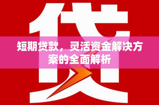 石屏短期贷款，灵活资金解决方案的全面解析