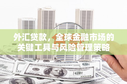 石屏外汇贷款，全球金融市场的关键工具与风险管理策略