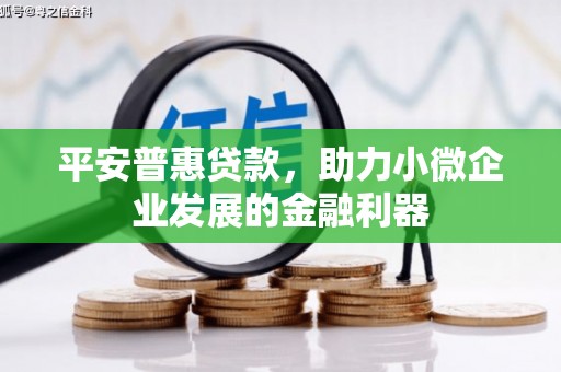 石屏平安普惠贷款，助力小微企业发展的金融利器