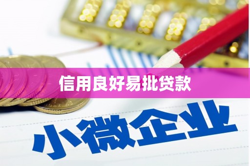 石屏信用良好易批贷款