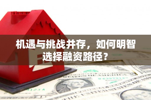 石屏机遇与挑战并存，如何明智选择融资路径？